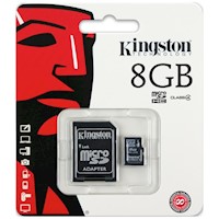 Kingston Memoria Flash 8GB Adaptador MicroSDHC A SD - SDC48GB